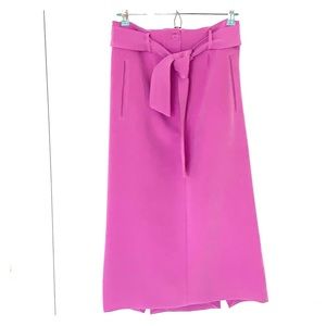 Lavender belted pencil skirt by Eva Mendes